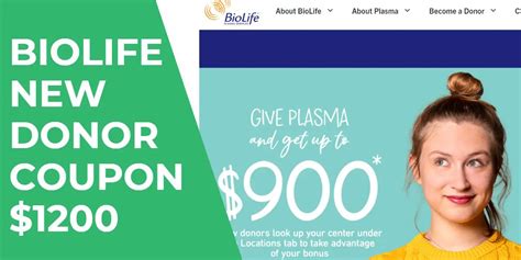 biolife plasma coupons|biolife plasma donation coupon 2024.